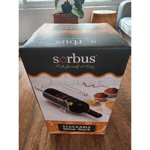 NEW Sorbus Stackable Wine Rack Holder | 1 Tier